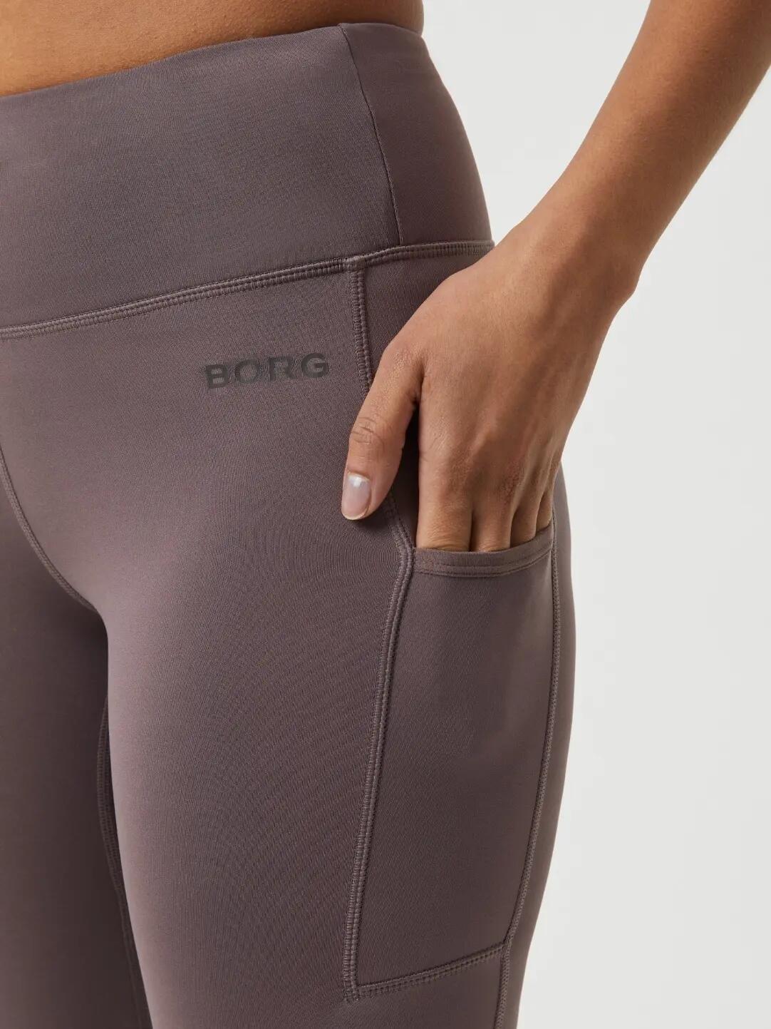 bjorn_borg BORG RUNNING TIGHTS para WOMEN na cor SPARROW 4/5