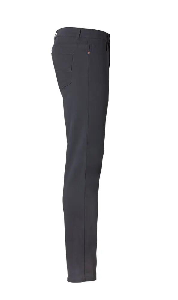 clique Pantalone 5-Pocket Stretch uomo - twill, dark navy 4/4
