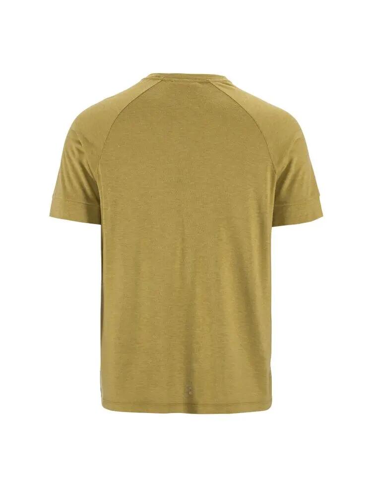 craft Wool SS Tee M t-shirt manga curta em jersey de poliéster reciclado e lã 2/7