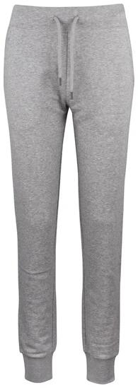 clique Premium OC Pants Women – Damen-Sweatpants aus Bio-Baumwolle grau meliert