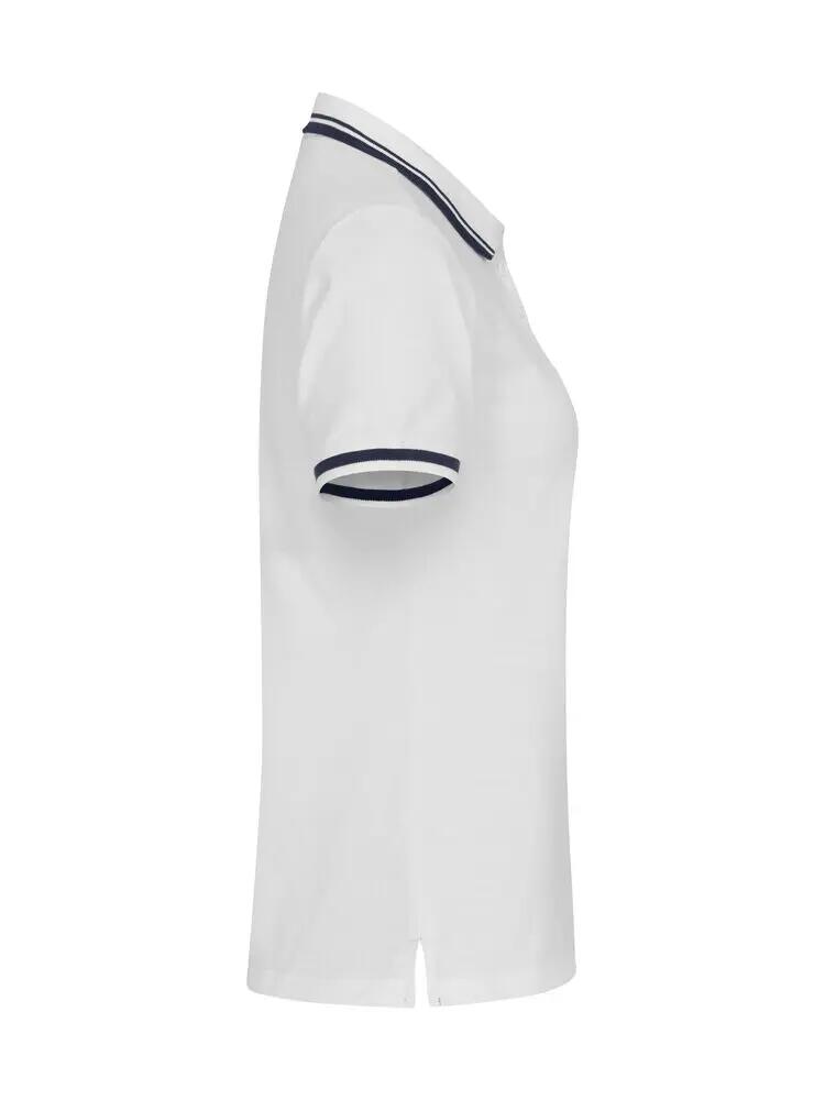 clique Polo Astoria da donna in cotone 100%, bianco 3/4
