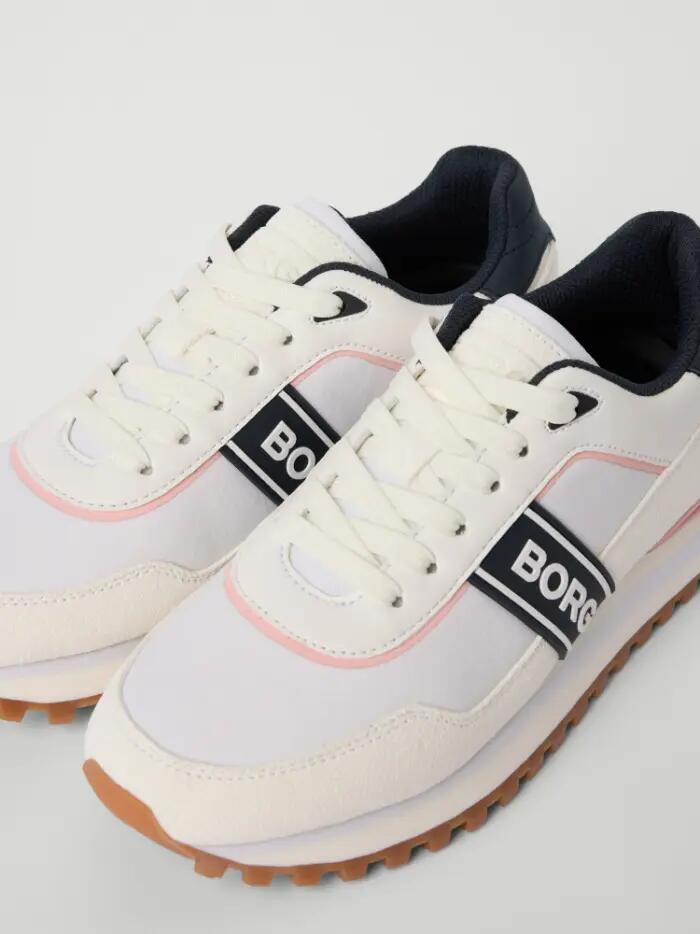 bjorn_borg DASH chaussures de running femme WHITE - BALSAM GREEN 2/3