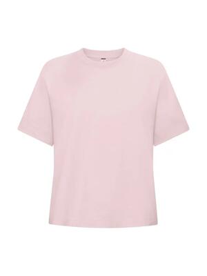 Clique over-t women oversized t‑shirt van katoen – candy pink