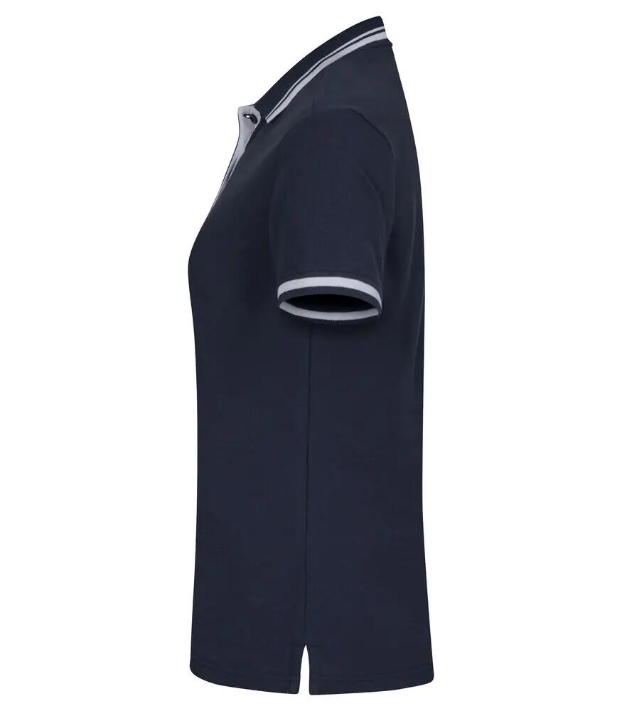 clique Polo Astoria in 100% cotone — Dark Navy 3/4
