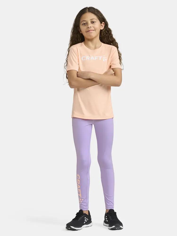craft Rush SS Tee Jr Licht polyester T-shirt – Cosmo 4/5