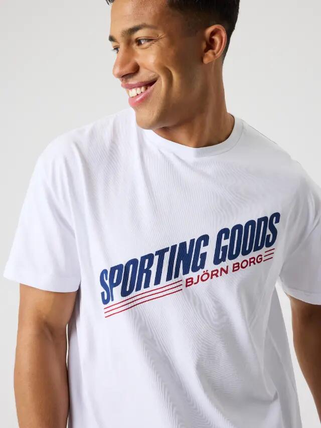 bjorn_borg BORG GYM OVERSIZED T-SHIRT Branco Brilliant 5/5