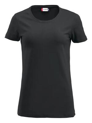 Clique carolina s/s - dames top ronde hals stretch