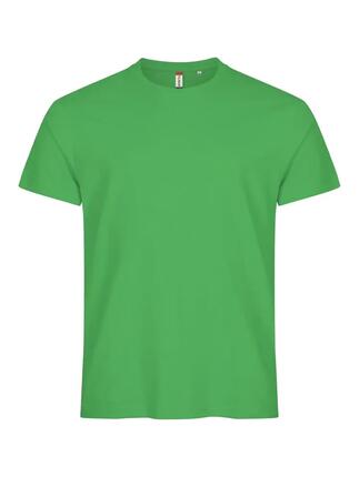 clique Basic-T Herren-T-Shirt Slim Fit aus Baumwolle, apple green