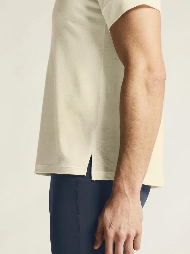 craft Wool SS Tee M maglia manica corta in misto lana Tofu Melange 7/7
