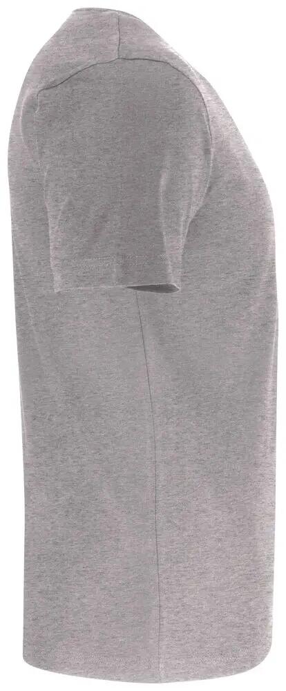 clique Premium Fashion-T heren T-shirt 100% katoen grijs mélange 4/4
