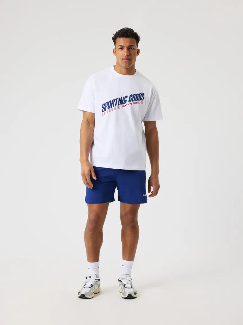 bjorn_borg BORG GYM OVERSIZED T-SHIRT Branco Brilliant 3/5