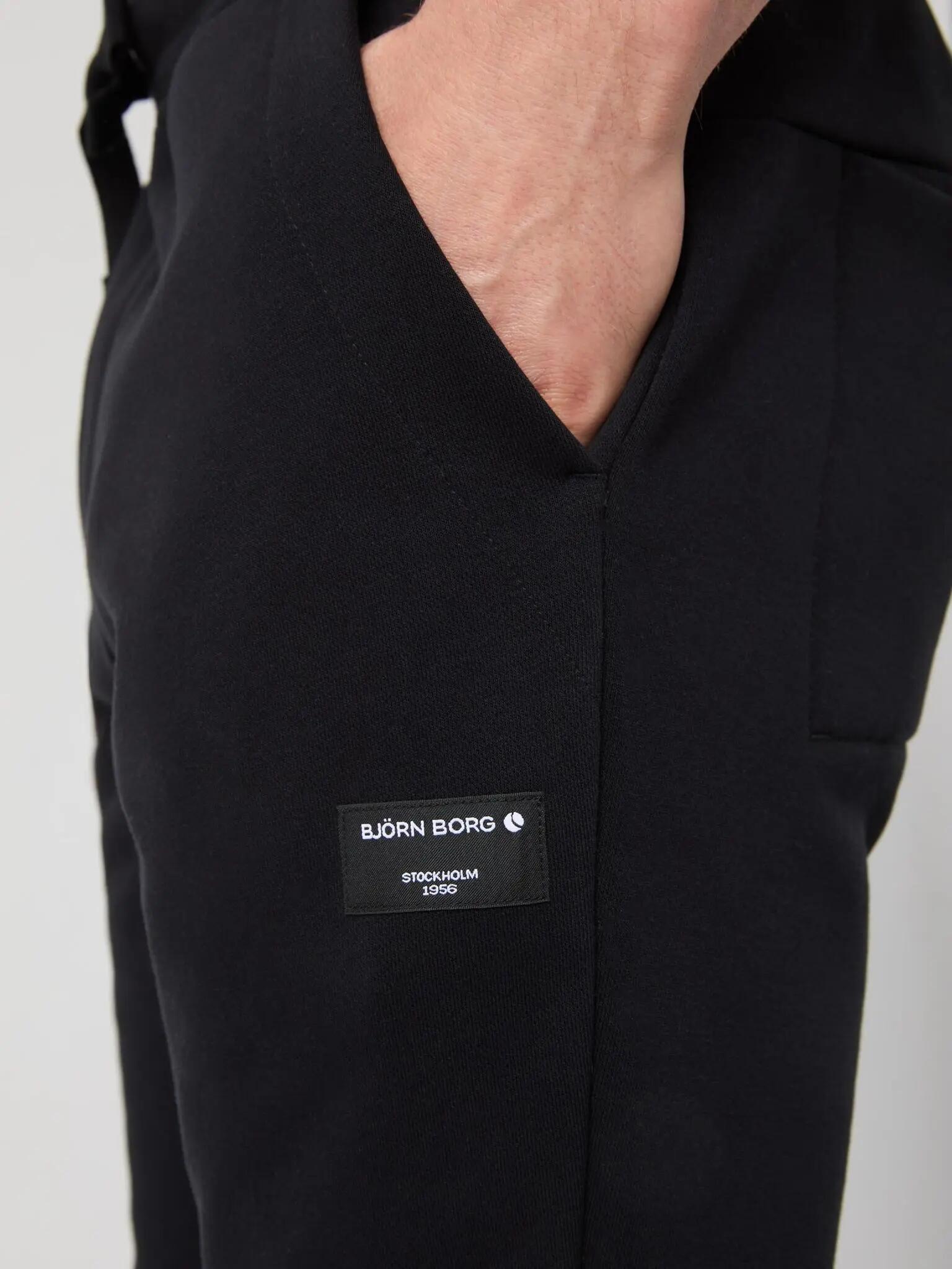 bjorn_borg CENTRE TAPERED SWEATPANTS noir BLACK BEAUTY 5/5