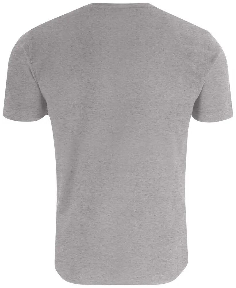 clique Premium Fashion-T heren T-shirt 100% katoen grijs mélange 2/4