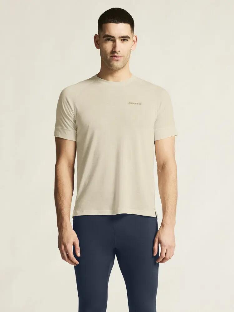 craft Wool SS Tee M maglia manica corta in misto lana Tofu Melange 4/7