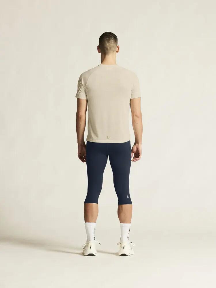 craft Wool SS Tee M maglia manica corta in misto lana Tofu Melange 3/7