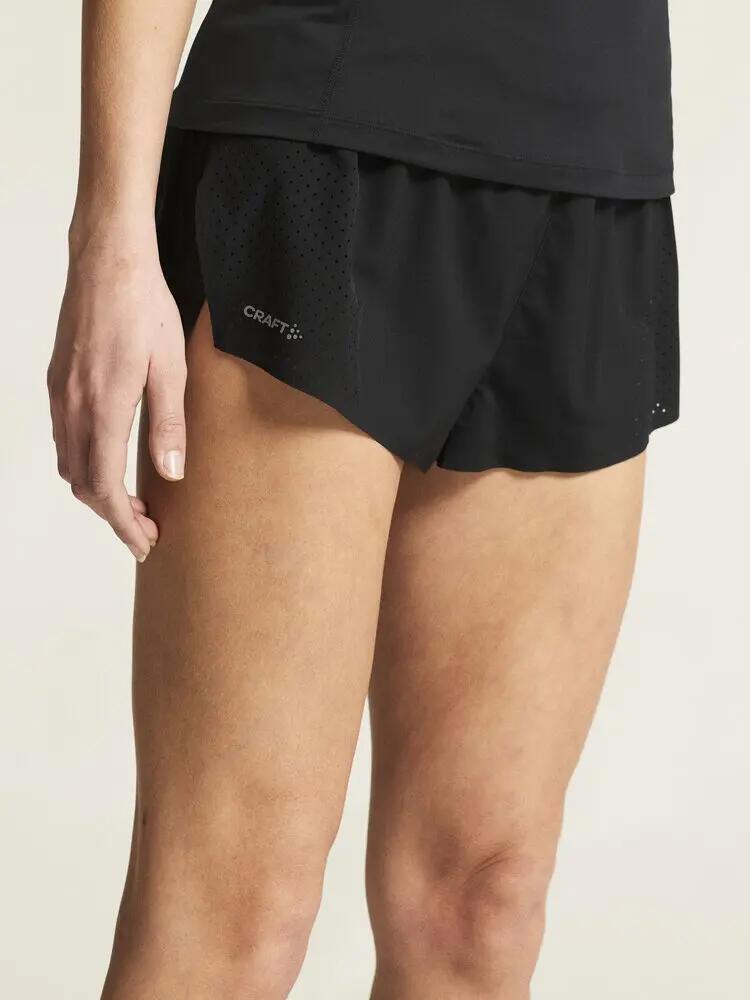 craft Race Day Split Shorts 2 W — pantalón corto de running ligero y ventilado 6/7