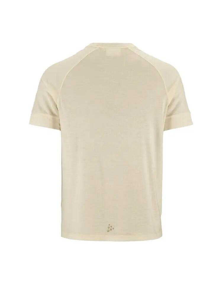 craft Wool SS Tee M maglia manica corta in misto lana Tofu Melange 2/7