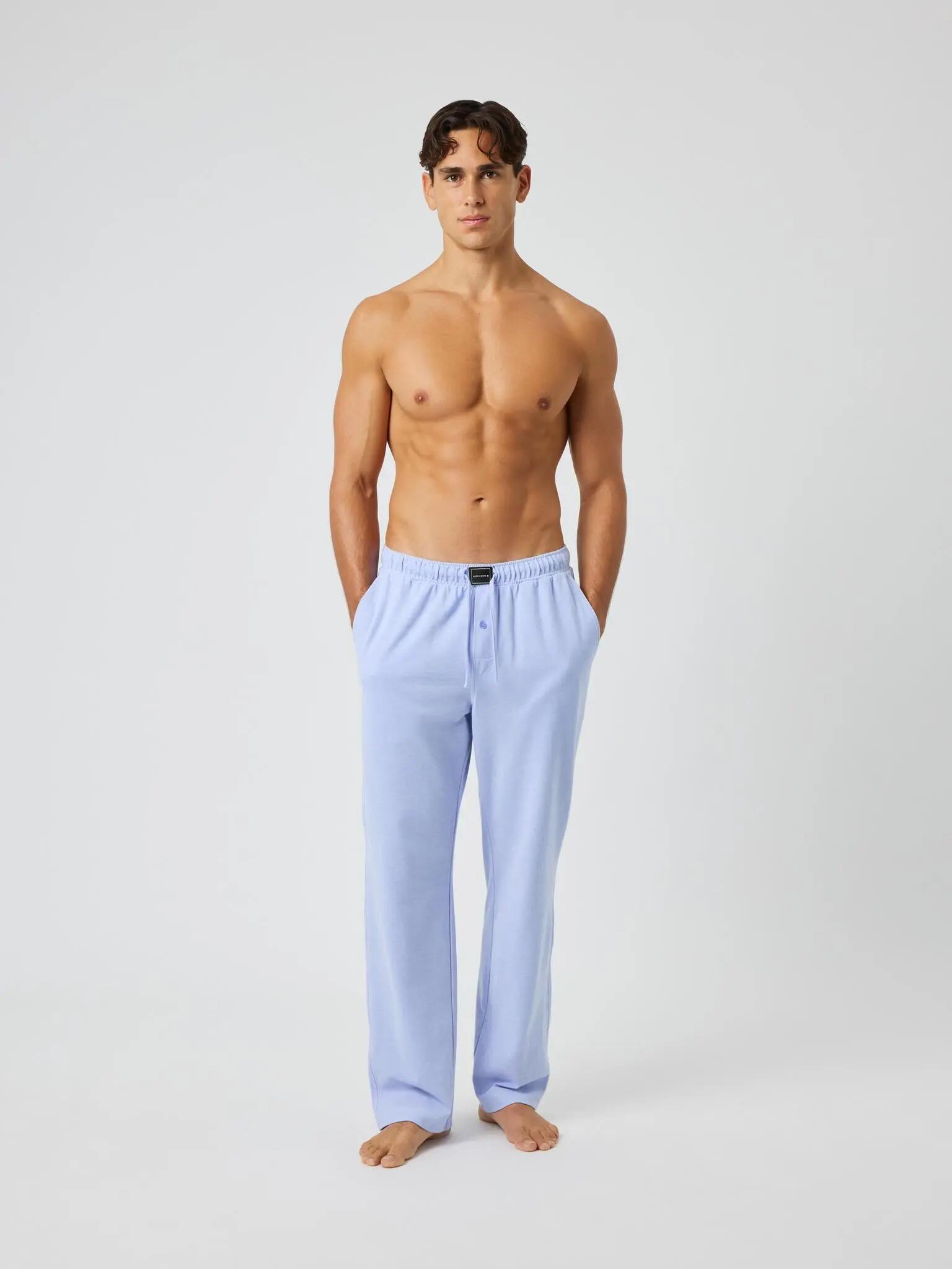 bjorn_borg CORE PIQUE PYJAMA PANTS van biologisch katoen — LAVENDER LUSTRE 4/5