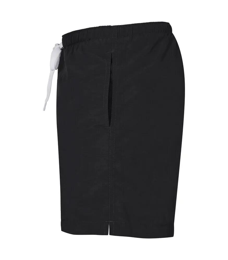 clique Venice Calções em poliamida reciclada – Corte casual, preto 4/4
