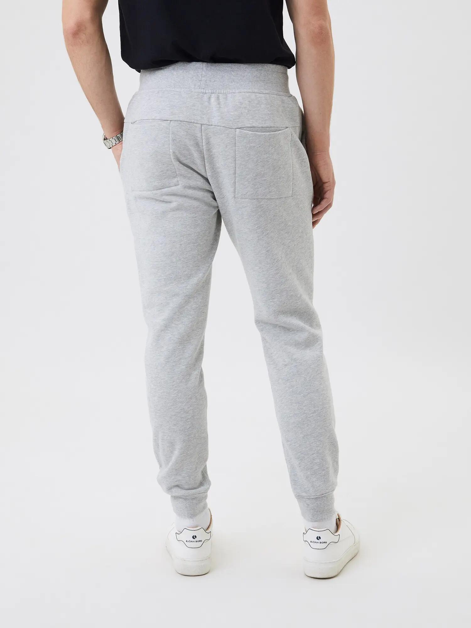 bjorn_borg CENTRE TAPERED PANTS light grey melange 2/5