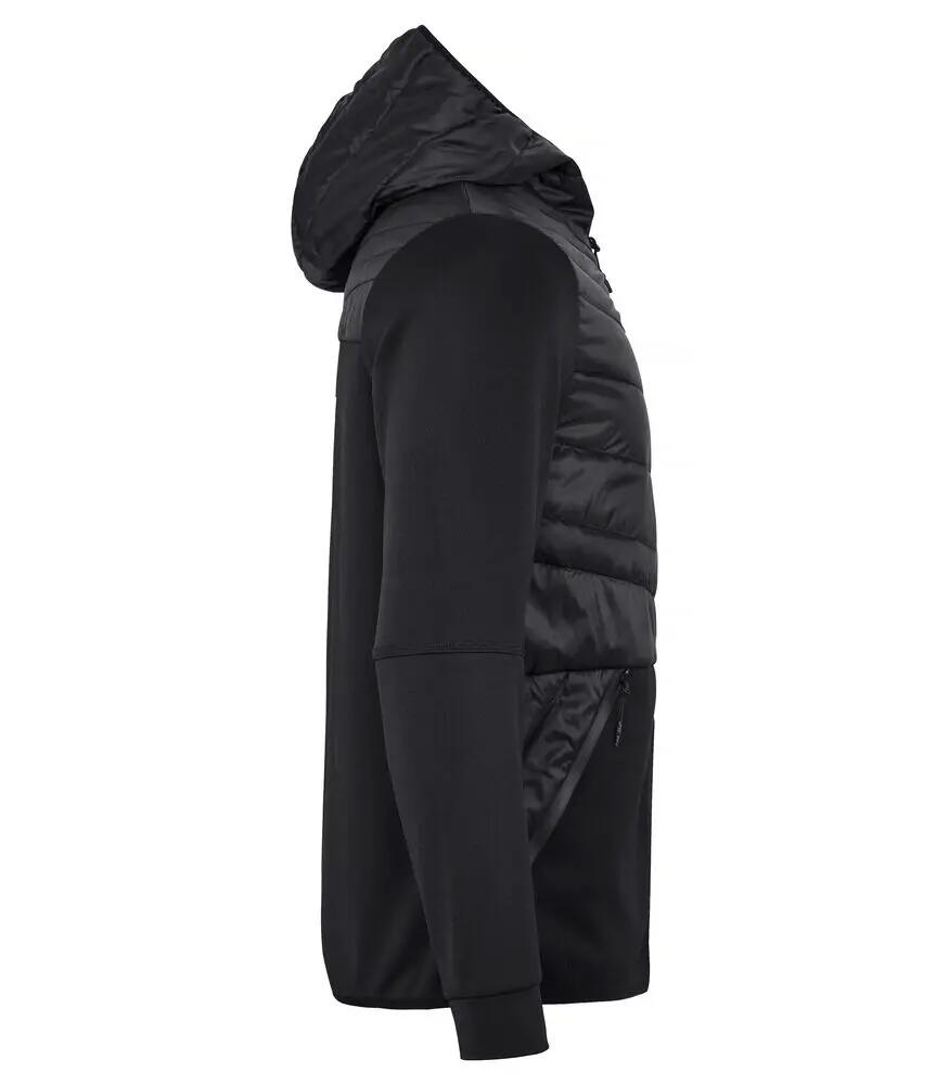 clique Utah Jacket Casaco masculino ligeiramente acolchoado preto com refletores 4/4