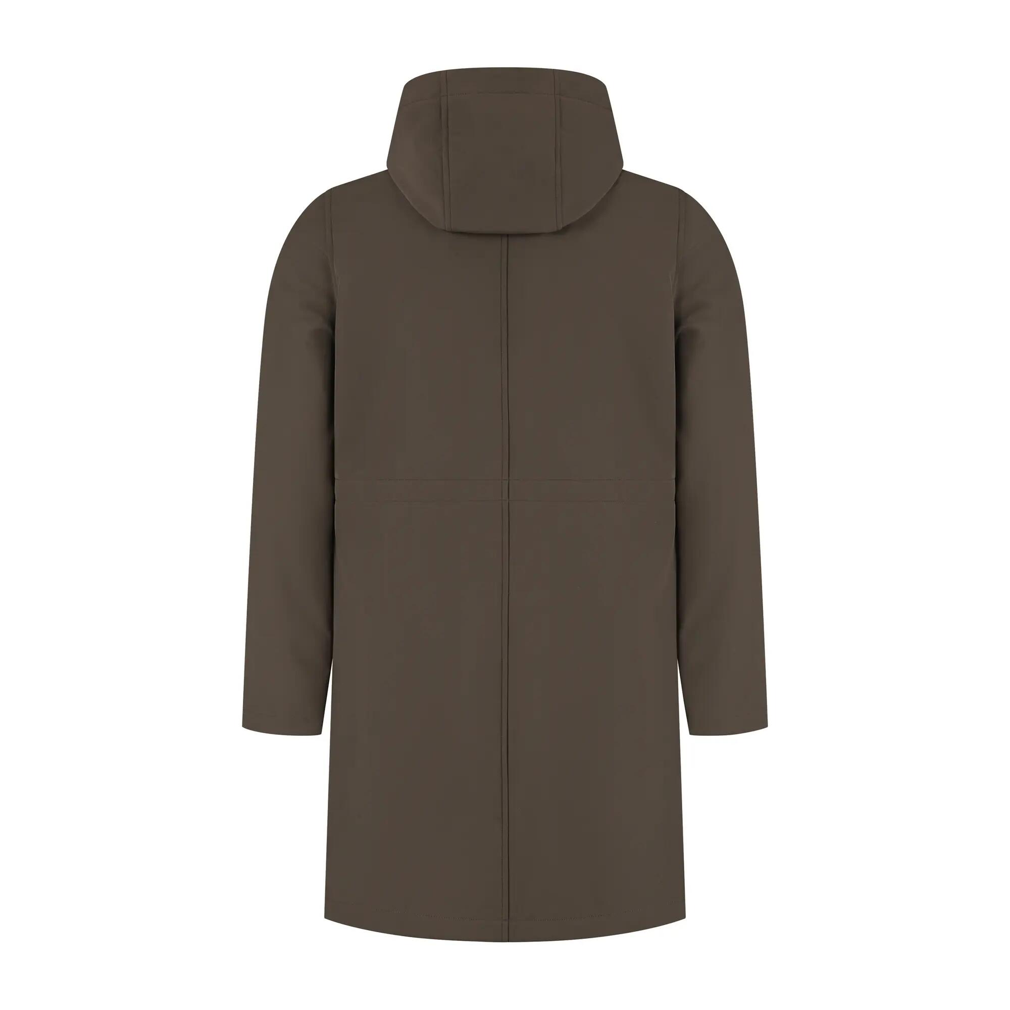 Nilda Femme - Veste softshell - Imperméable - Marron foncé 5/5