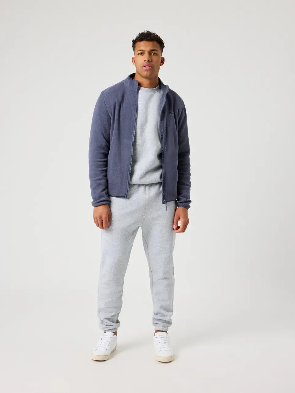 bjorn_borg BORG FULL ZIP FLEECE ODYSSEY GRAY 3/4