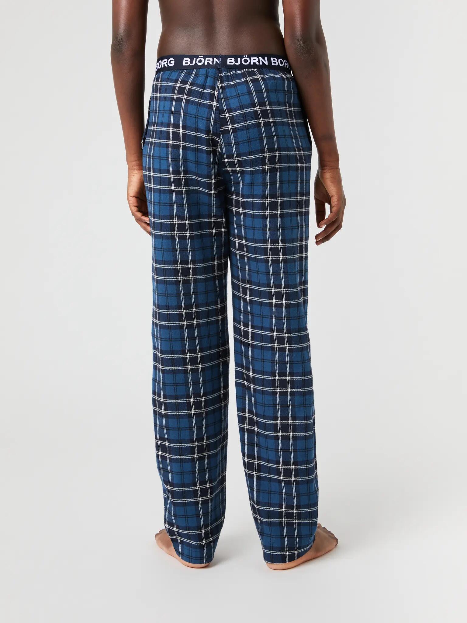 bjorn_borg CORE PYJAMA PANTS JUNIOR — BB FOREST TARTAN 4 2/3
