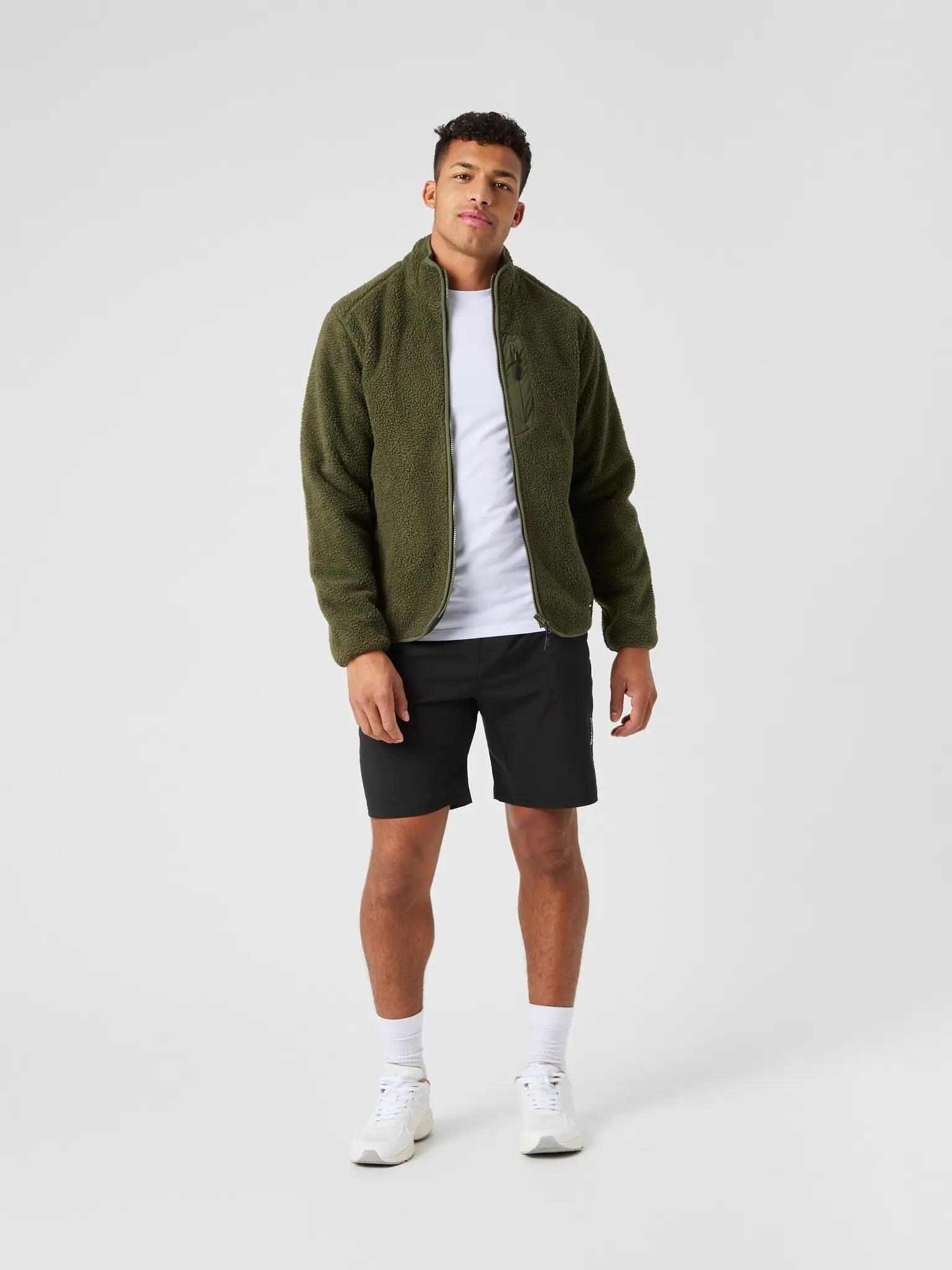 bjorn_borg CENTRE PILE JACKET in FOREST NIGHT voor heren 3/5