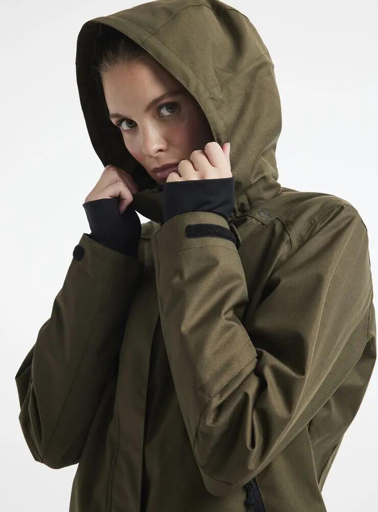craft Mountain Jacket W corta‑vento e impermeável em poliéster reciclado 7/7
