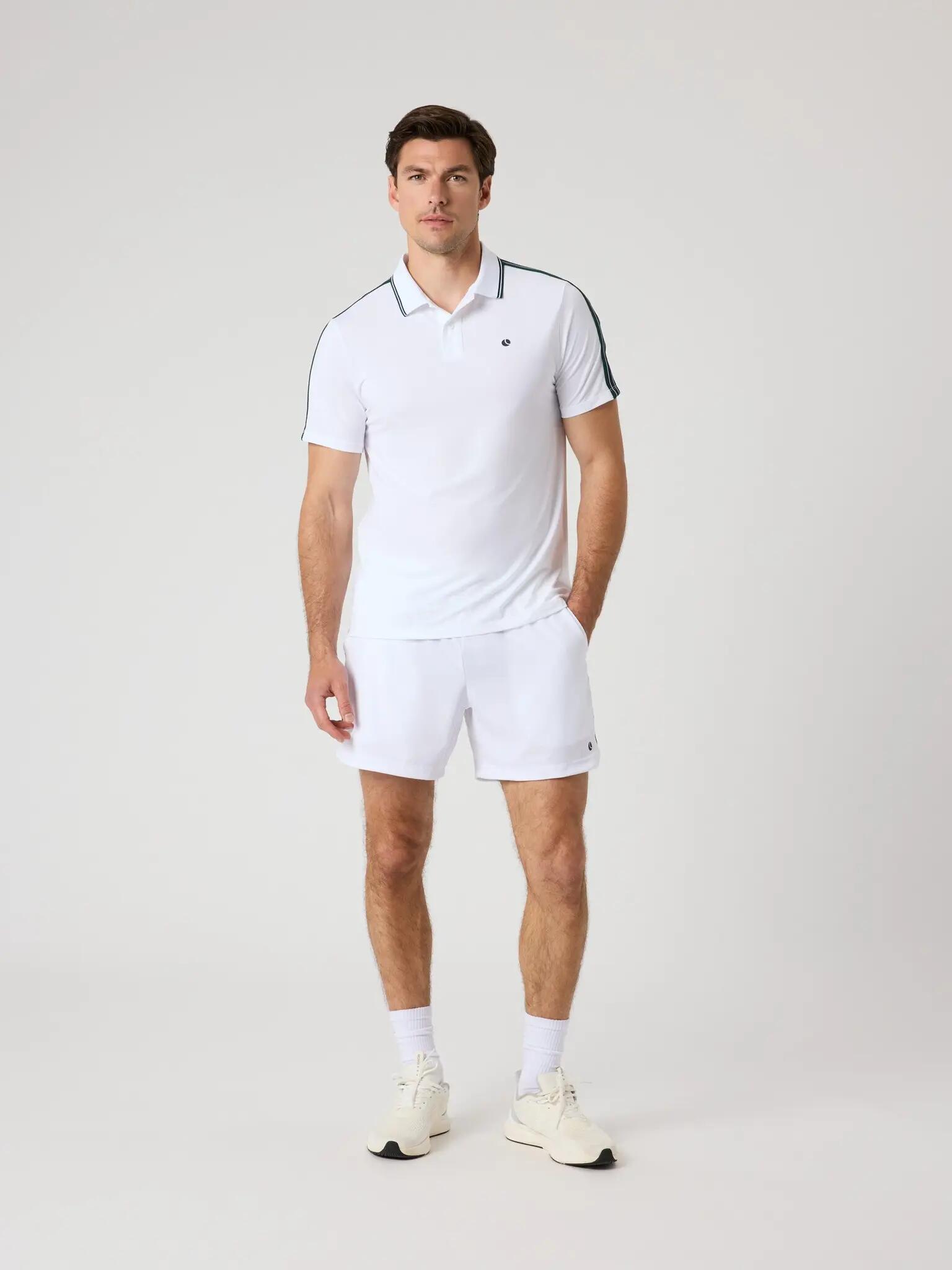 bjorn_borg ACE RETRO 6" SHORTS aus recyceltem Polyester – BRILLIANT WHITE 3/5