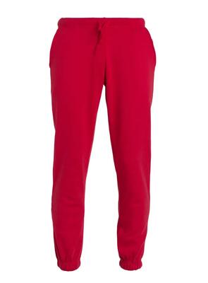 clique Basic Pants — pantaloni unisex in felpa rossa taglia 3XL