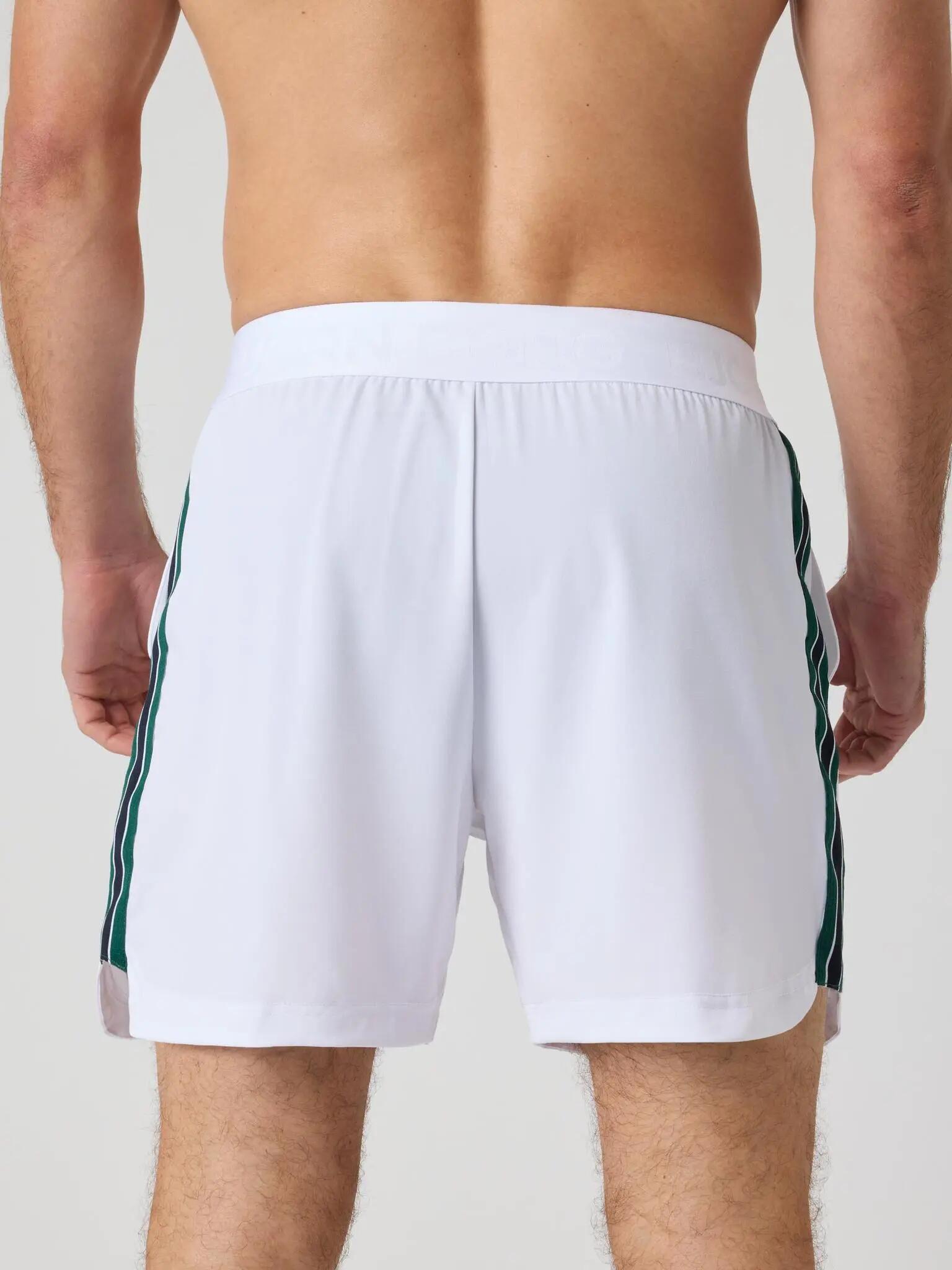 bjorn_borg ACE RETRO 6" SHORTS aus recyceltem Polyester – BRILLIANT WHITE 2/5