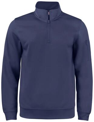 Clique basic active half zip sweater met halve rits van polyester