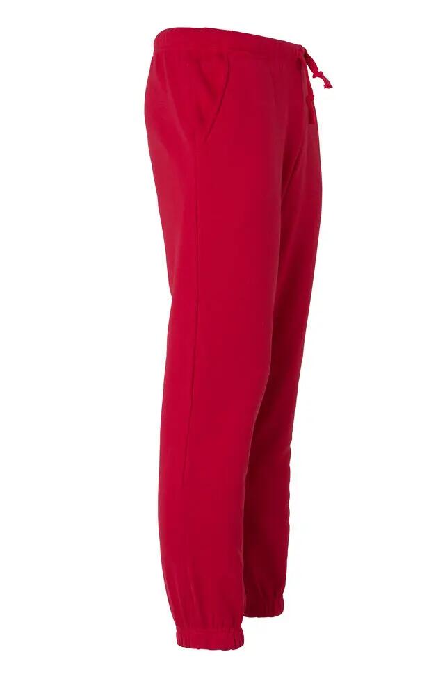 clique Basic Pants — pantalon sweat unisexe rouge 4/4