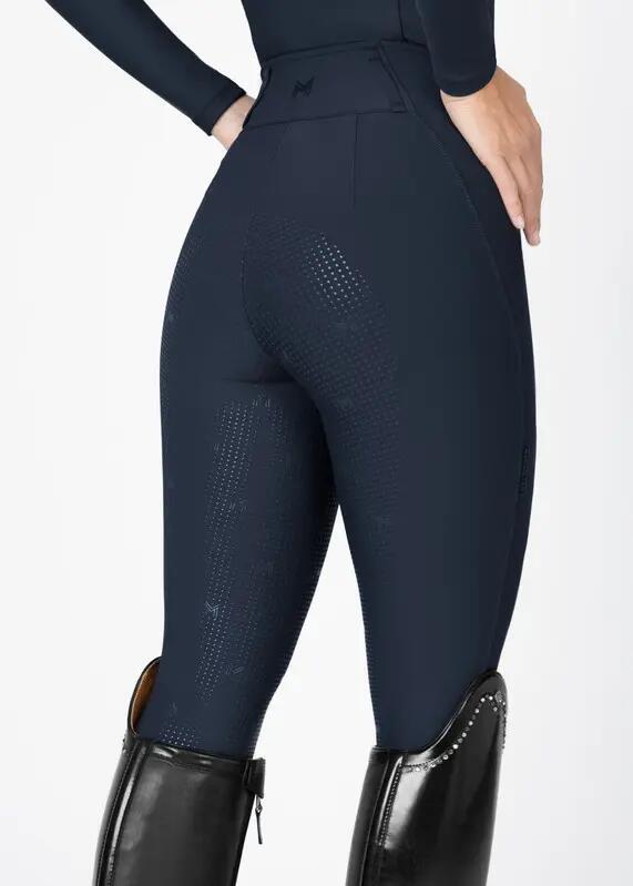 Pantalón Mujer Equitación Maximilian Vision Full Grip Atlántico 4/7