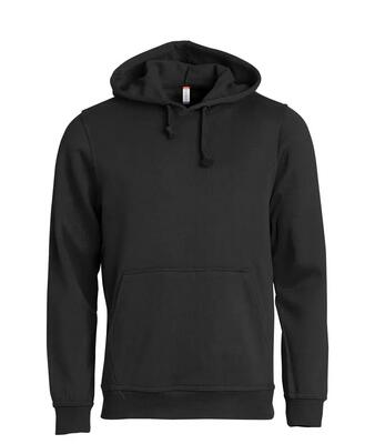 Clique basic hoody unisex hoodie - zwart