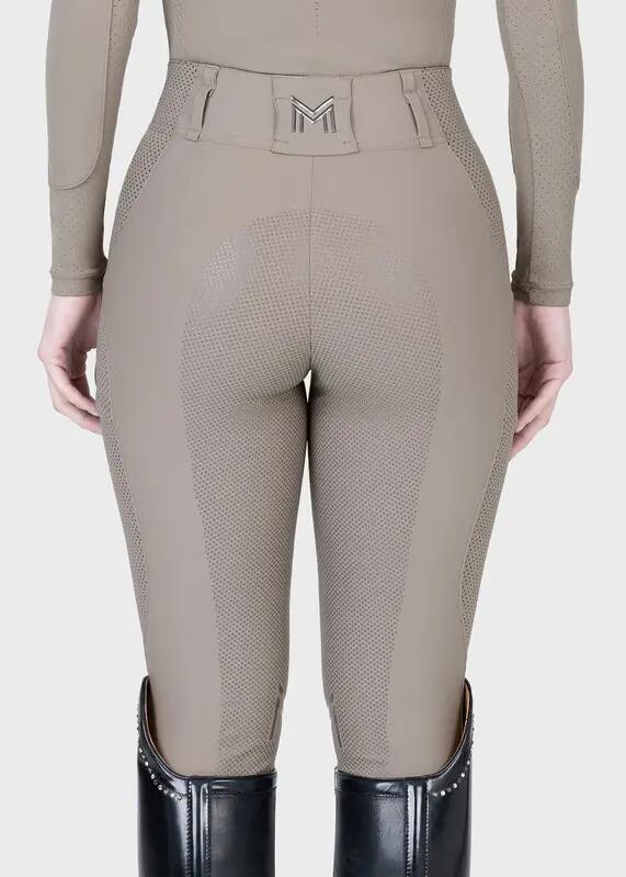 Pantalón Mujer Equitación Maximilian Aero Full Grip Topo 3/7