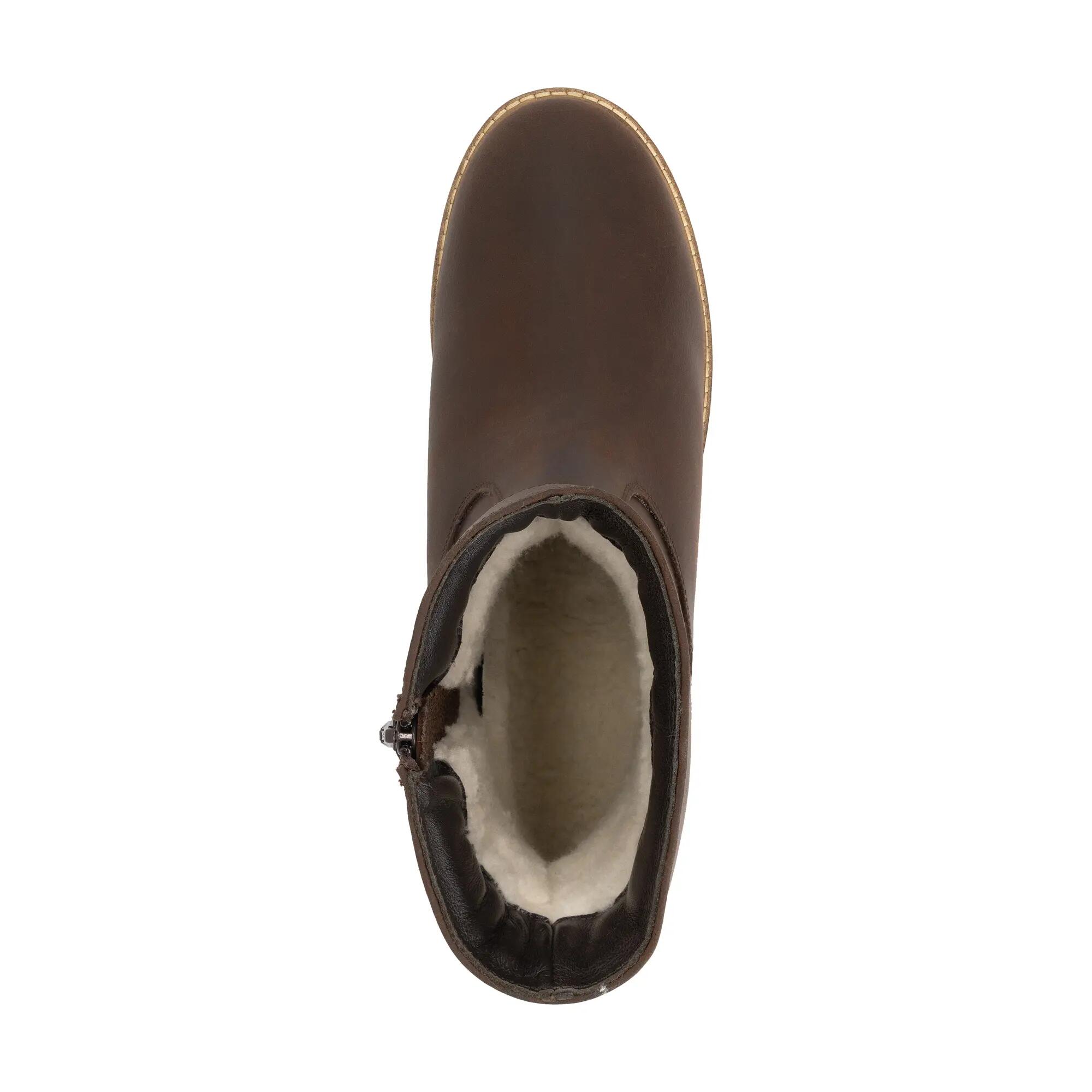 Osterby Homme - Bottes - Doublées de laine - Marron foncé 5/6