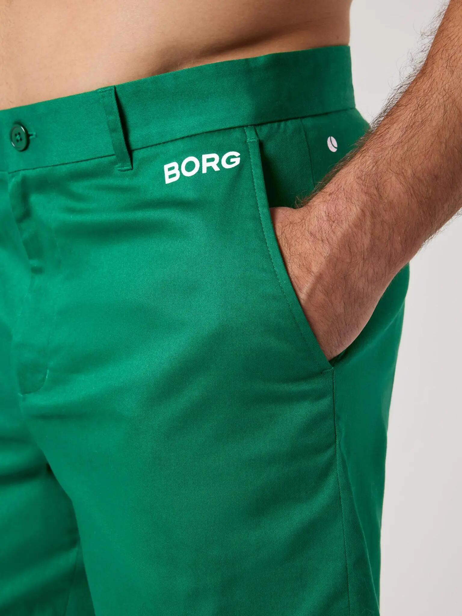 bjorn_borg BORG COURSE CHINOS SHORTS — VERDANT GREEN 4/4