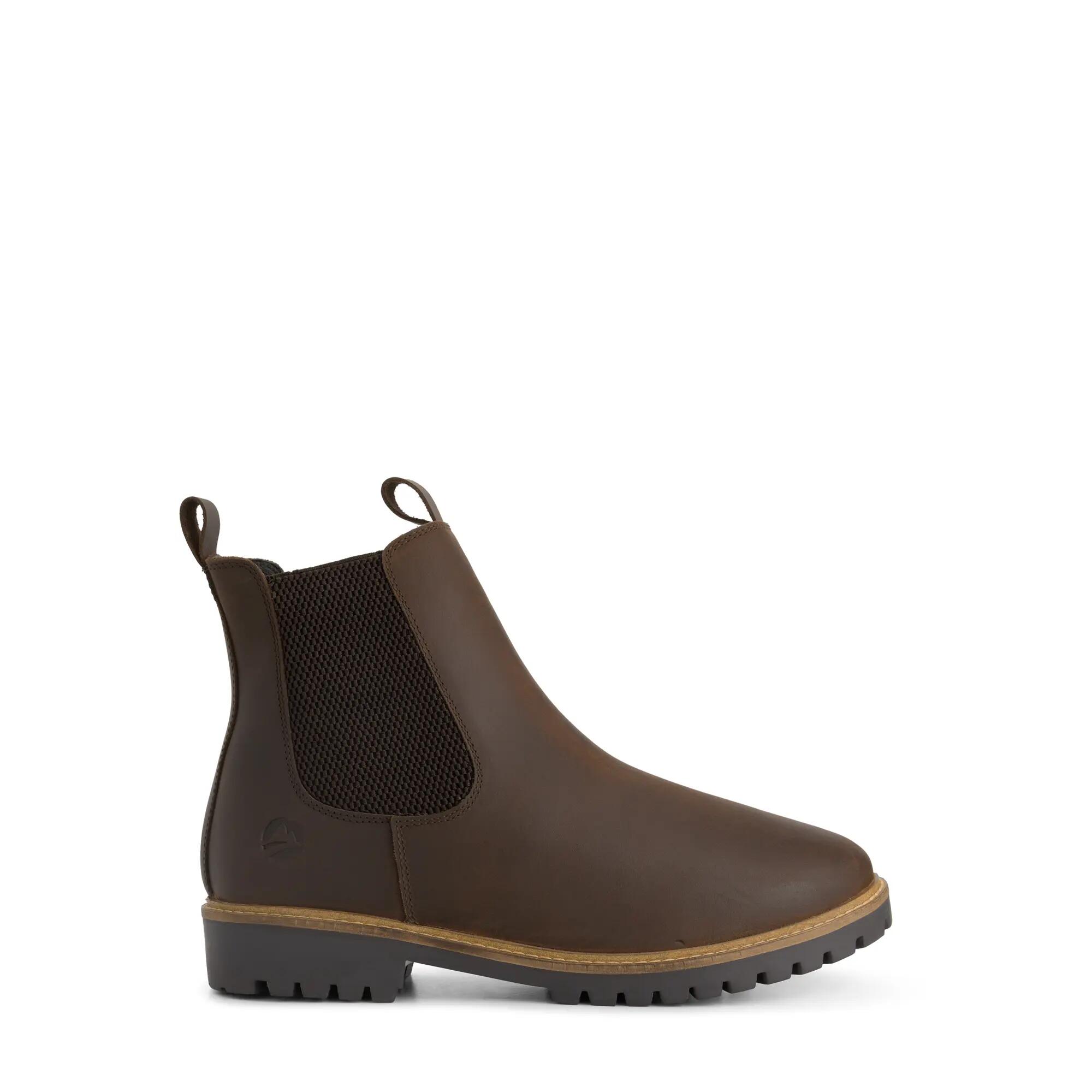 Hossa Herren – Chelsea-Stiefel – mit Wollfutter – Dunkelbraun 3/5