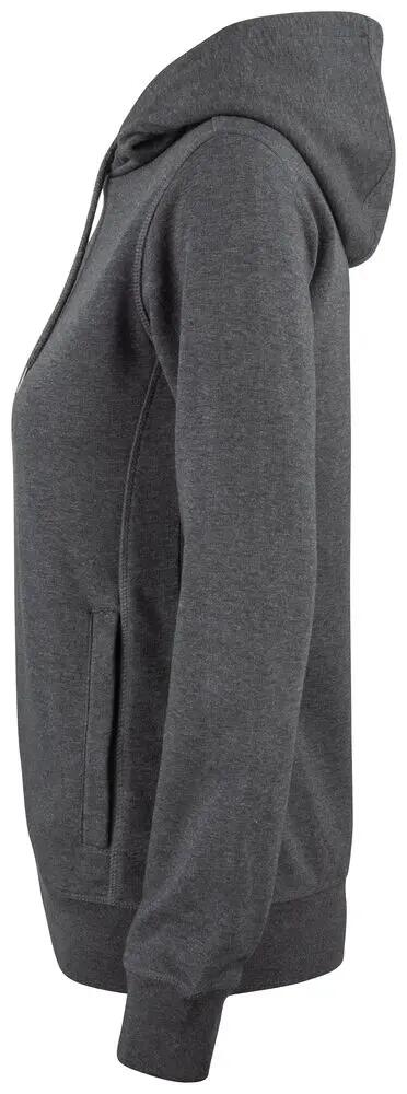 clique Premium OC Hoody Women em algodão orgânico e poliéster reciclado 3/4