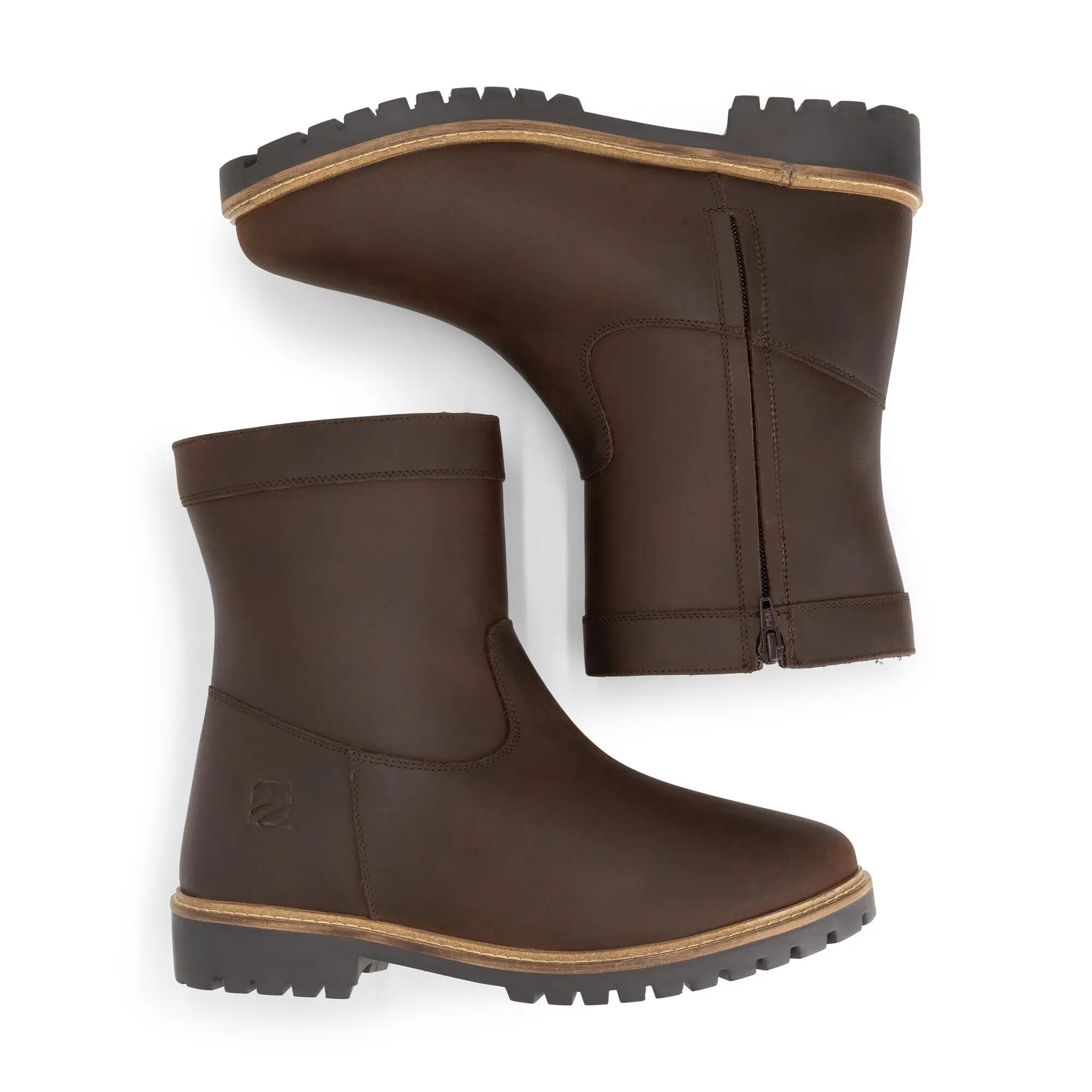 Osterby Homme - Bottes - Doublées de laine - Marron foncé 4/6