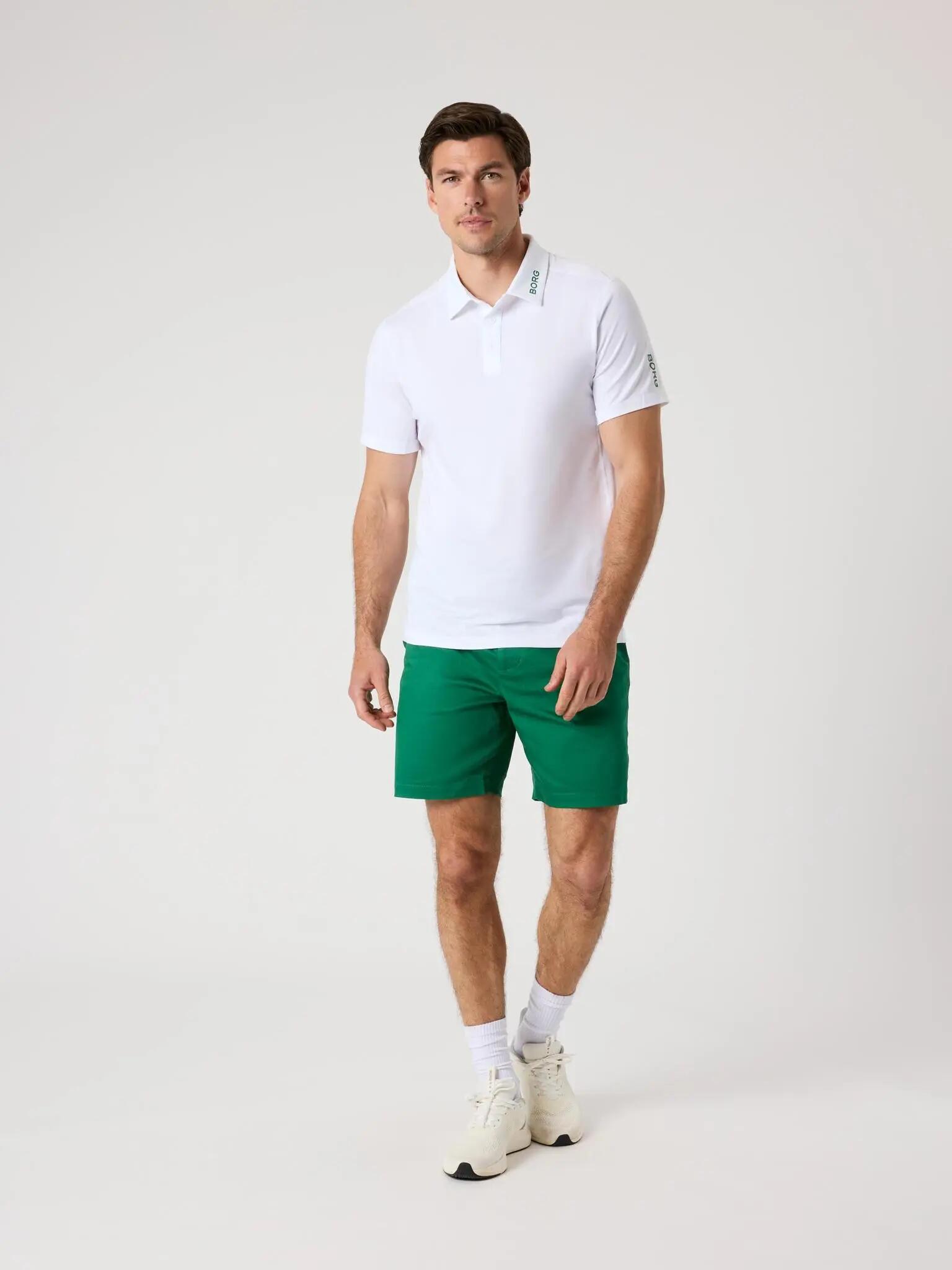 bjorn_borg BORG COURSE CHINOS SHORTS — VERDANT GREEN 3/4