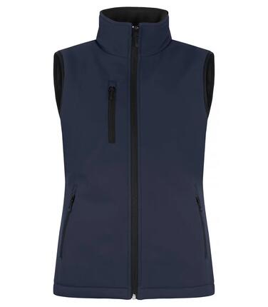 clique Padded Softshell Vest Women – Gewatteerde softshell-vest Dark Navy