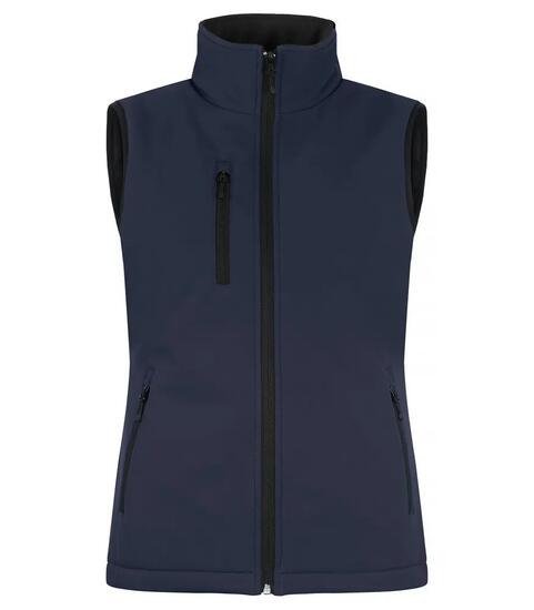 clique Padded Softshell Vest Women – Gewatteerde softshell-vest Dark Navy