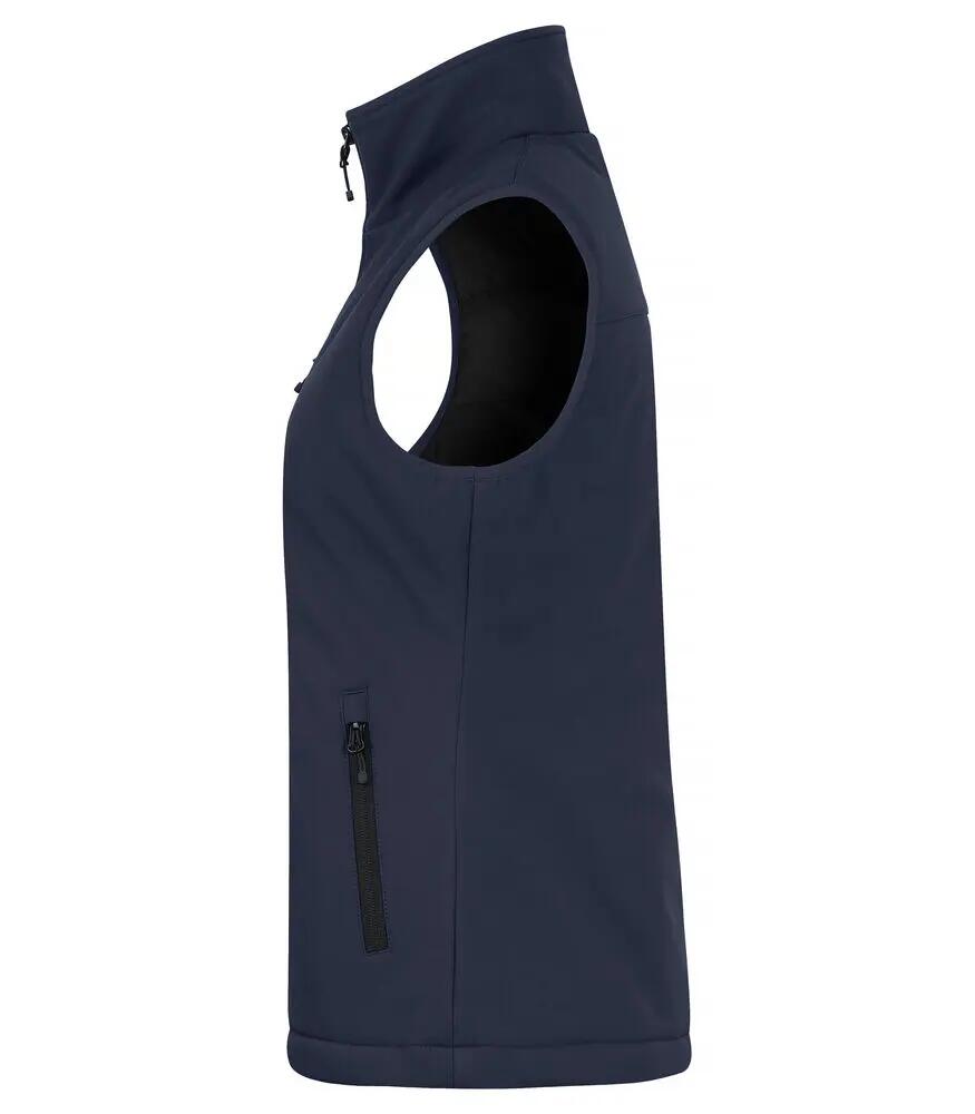 clique Padded Softshell Vest Women - Colete softshell acolchoado Dark Navy 3/4