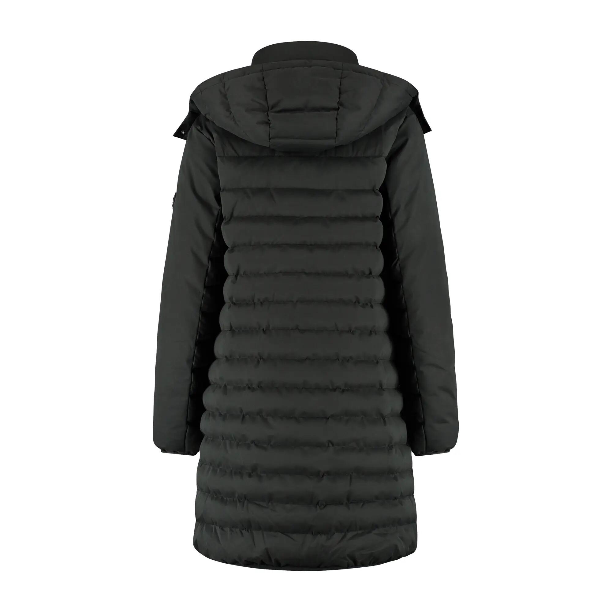 Saga Dames - Puffer winterjas - Waterdicht - Zwart 5/5