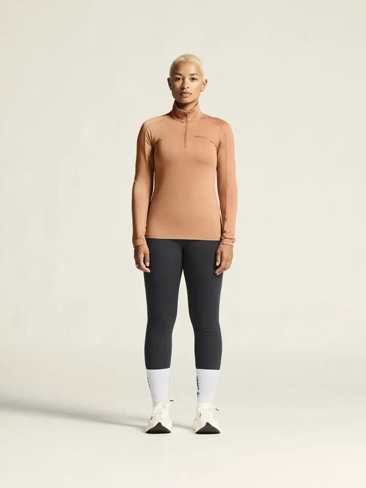 craft Gain Midlayer W – Midlayer meia-zip, tecido muito suave 4/7