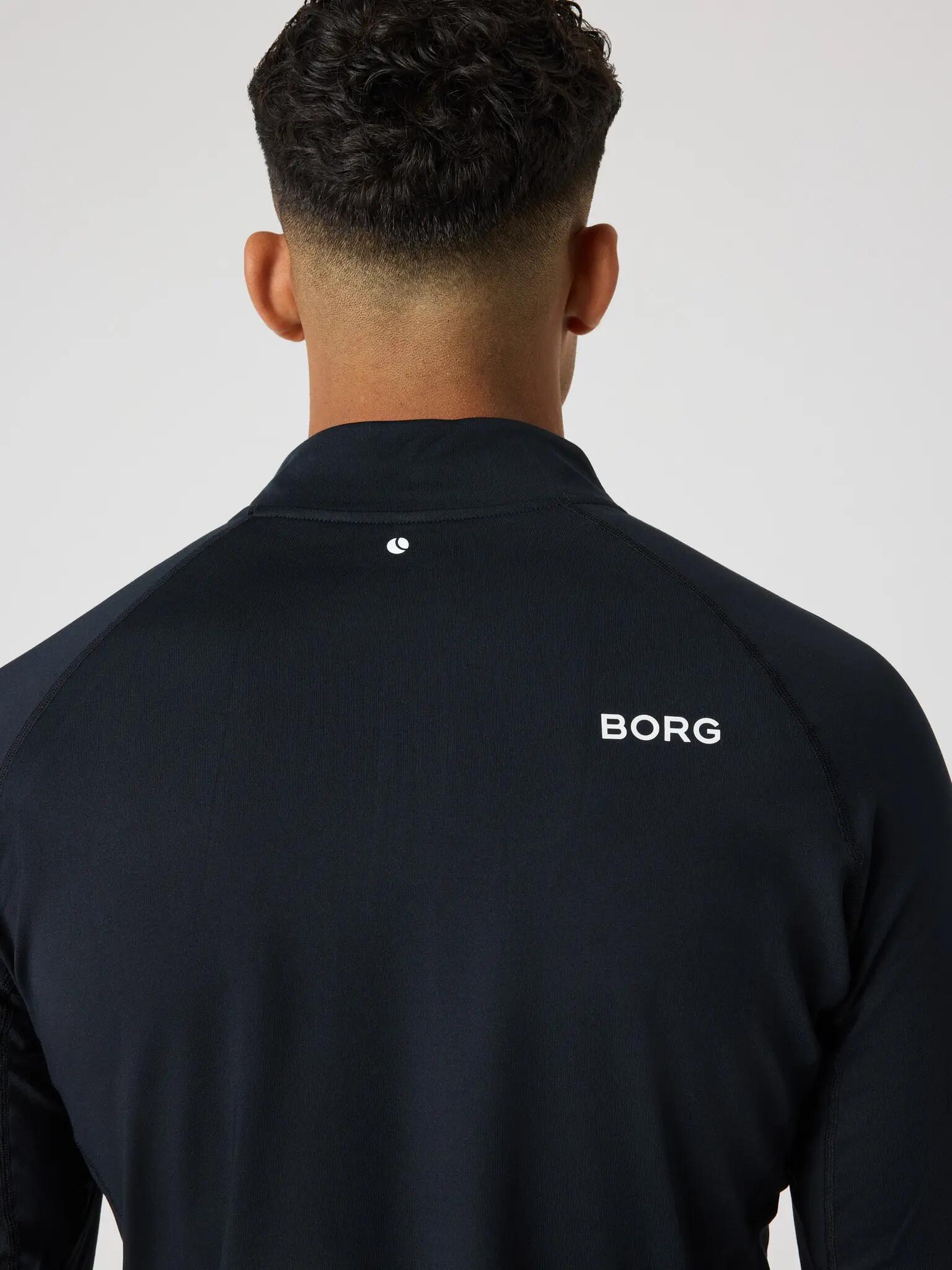 bjorn_borg BORG COURSE MIDLAYER HALF ZIP em poliéster reciclado 4/5